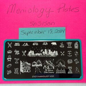 Maniology Plate: CYO Design Contest: Happy Camper M101